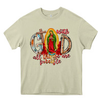 Mossy With God All Things Are Possible Heavy Core Tee - RacoonDesign