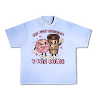 Grape Ice but first chocolate y pan dulce Urban Heavy Tee - MaliasSmallBusiness
