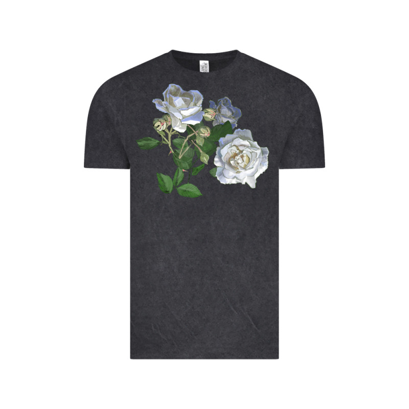 White Dawn Rose Vintage Tee by LillyAllenDesigns | Teevron