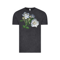 Vintage Black white dawn rose Vintage Tee - LillyAllenDesigns