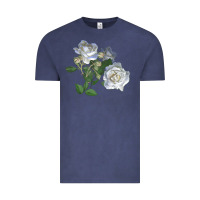 Vintage Denim white dawn rose Vintage Tee - LillyAllenDesigns
