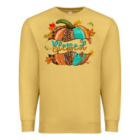 Antique Gold Blessed pumpkin Premium Sweatshirt - NancyCooperArtShop
