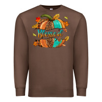Chestnut Blessed pumpkin Premium Sweatshirt - NancyCooperArtShop