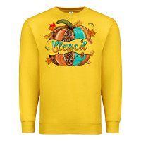 Lemon Blessed pumpkin Premium Sweatshirt - NancyCooperArtShop