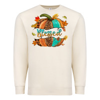Sandshell Blessed pumpkin Premium Sweatshirt - NancyCooperArtShop