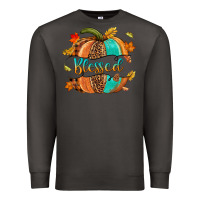 Smoke Blessed pumpkin Premium Sweatshirt - NancyCooperArtShop