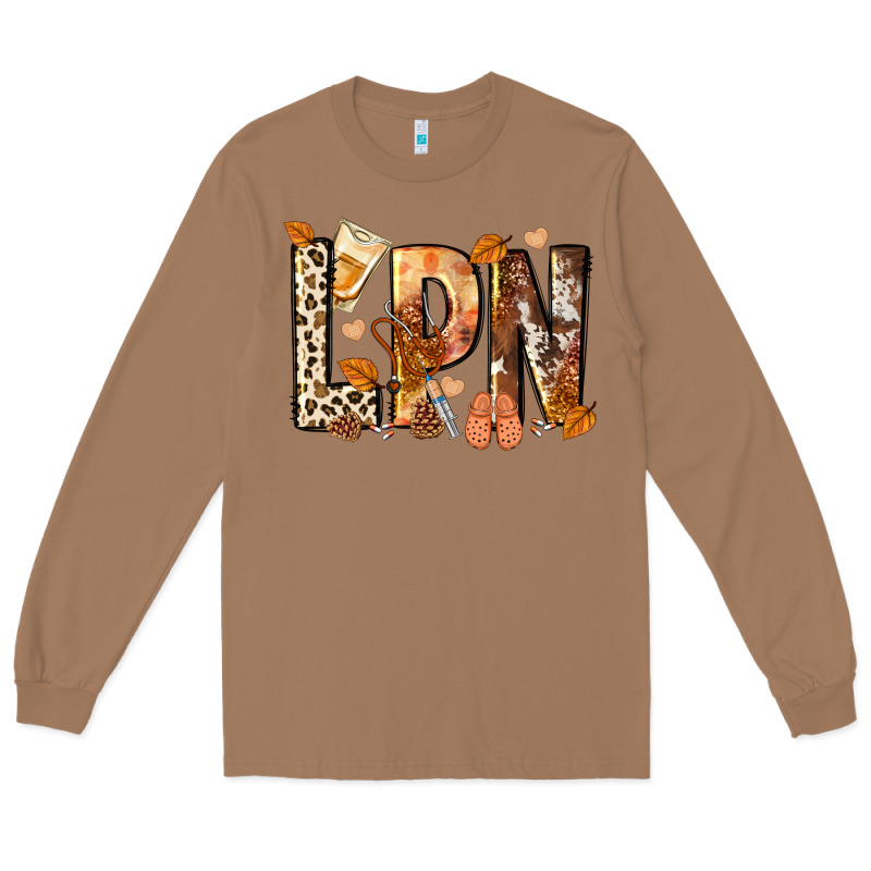 Lpn Licensed Practical Nurse Long Sleeve Tee by NancyCooperArtShop | Teevron