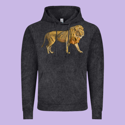Lion Vintage Hoodie Designed By Lillyallendesigns