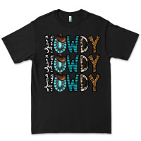 Black howdy howdy howdy Premium Tee - CowhideDigitalArt