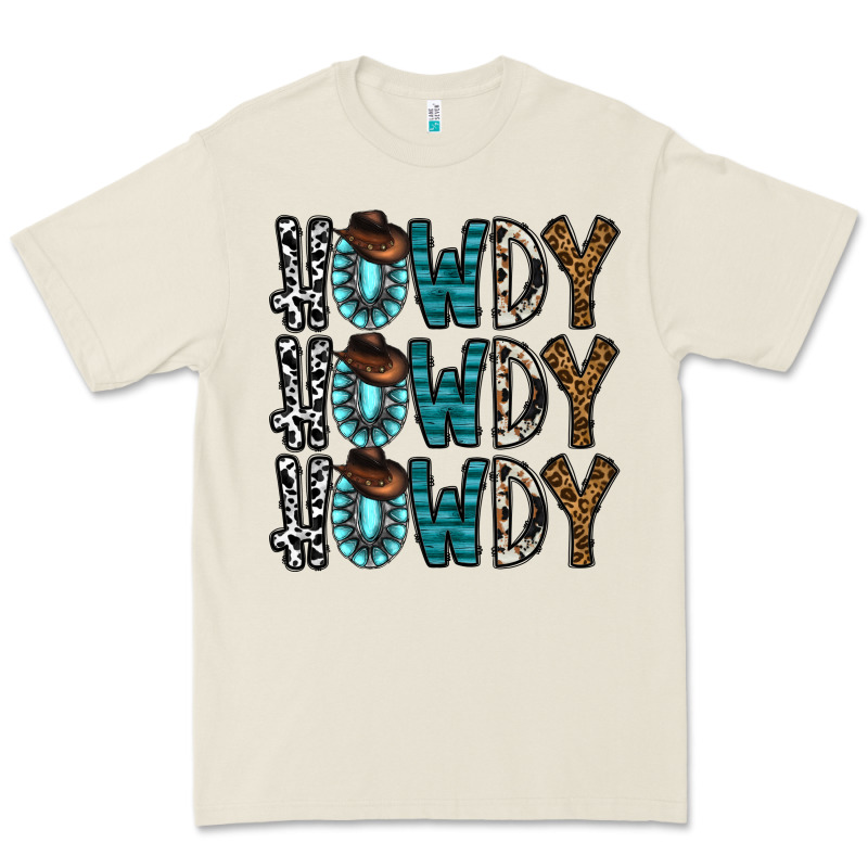 Howdy Howdy Howdy Premium Tee by CowhideDigitalArt | Teevron