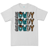 Dove Grey howdy howdy howdy Premium Tee - CowhideDigitalArt