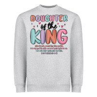 Heather Grey doughter of the king malia Heavyweight Sweatshirt - MaliasSmallBusiness