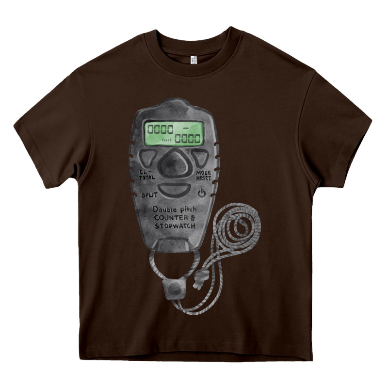 Baseball Counter And Stopwatch Fa Element Heavy Core Tee by FaDigitalArtStudio | Teevron