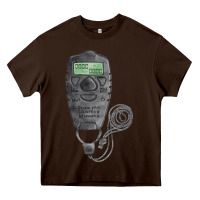 Chocolate Brown baseball counter and stopwatch fa element Heavy Core Tee - FaDigitalArtStudio