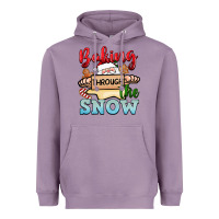 Lavender Baking through the snow Heavyweight Hoodie - NancyCooperArtShop