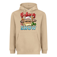 Mushroom Baking through the snow Heavyweight Hoodie - NancyCooperArtShop