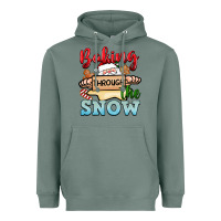 Sage Baking through the snow Heavyweight Hoodie - NancyCooperArtShop