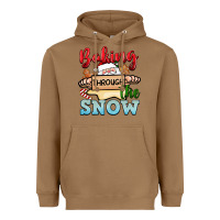 Toasted Coconut Baking through the snow Heavyweight Hoodie - NancyCooperArtShop