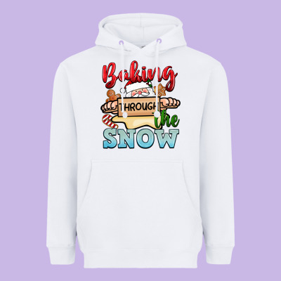Baking Through The Snow Heavyweight Hoodie Designed By Nancycooperartshop
