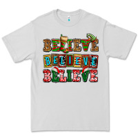 Dove Grey believe believe believe Premium Tee - AdoDesignShop