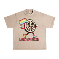 French Oak love everyone Urban Heavy Tee - MaliasSmallBusiness