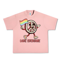 Salmon love everyone Urban Heavy Tee - MaliasSmallBusiness