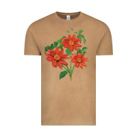 Vintage Camel tithonia fiesta del sol sunflower Vintage Tee - LillyAllenDesigns