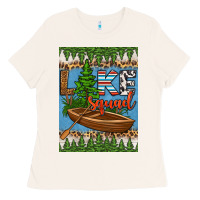Bone lake squad air freshener Ladies Tee - HRA Design Shop
