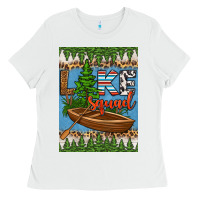 White lake squad air freshener Ladies Tee - HRA Design Shop