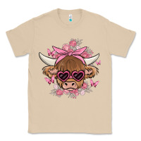 Mushroom cow with flowers and butterflies Classic Tee - MaliasSmallBusiness