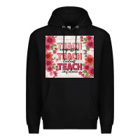 Black teacher life Premium Hoodie - TumblerDesignByShophia