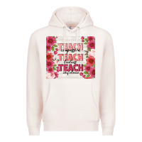 Pale Pink teacher life Premium Hoodie - TumblerDesignByShophia
