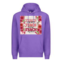 Purple teacher life Premium Hoodie - TumblerDesignByShophia