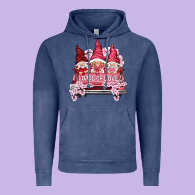 Loads Of Love With Flowers Vintage Hoodie Designed By Nancycooperartshop
