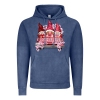 Vintage Denim loads of love with flowers Vintage Hoodie - NancyCooperArtShop
