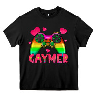Black gaymer Heavy Core Tee - HRA Design Shop