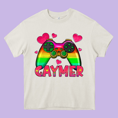 Gaymer Heavy Core Tee Designed By Hra Design Shop