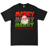 Black Merry Christmas Santa Premium Tee - FaDigitalArtStudio
