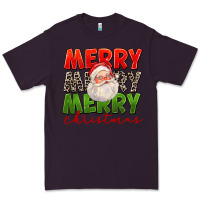 Plum Merry Christmas Santa Premium Tee - FaDigitalArtStudio