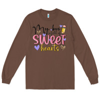 Chestnut my bus full of sweet hearts Long Sleeve Tee - MaliasSmallBusiness