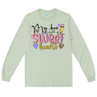 Matcha my bus full of sweet hearts Long Sleeve Tee - MaliasSmallBusiness