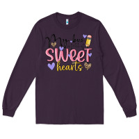 Plum my bus full of sweet hearts Long Sleeve Tee - MaliasSmallBusiness