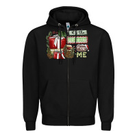Black It's The Present For Me Zipper Hoodie - SublimationCraftShop