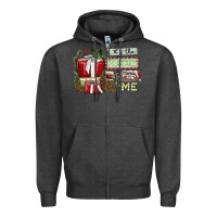 Charcoal Heather It's The Present For Me Zipper Hoodie - SublimationCraftShop