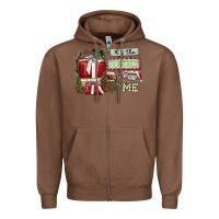 Chestnut It's The Present For Me Zipper Hoodie - SublimationCraftShop