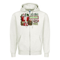 Oatmeal Heather It's The Present For Me Zipper Hoodie - SublimationCraftShop