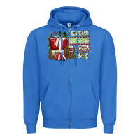 True Royal It's The Present For Me Zipper Hoodie - SublimationCraftShop