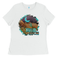 White neon moon Ladies Tee - SublimationCraftShop