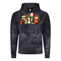 Cloud Black Christmas snow coffee cups Vintage Hoodie - Jasminsmagicworld