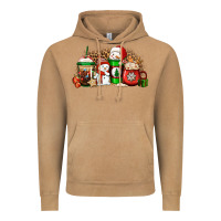Vintage Camel Christmas snow coffee cups Vintage Hoodie - Jasminsmagicworld